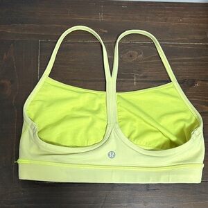 lululemon athletica Lime Sports Bra size 8